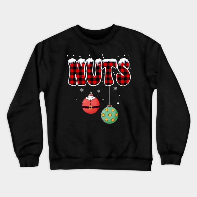 Chest Nuts Christmas Matching Couple Chestnuts Crewneck Sweatshirt by fenektuserslda